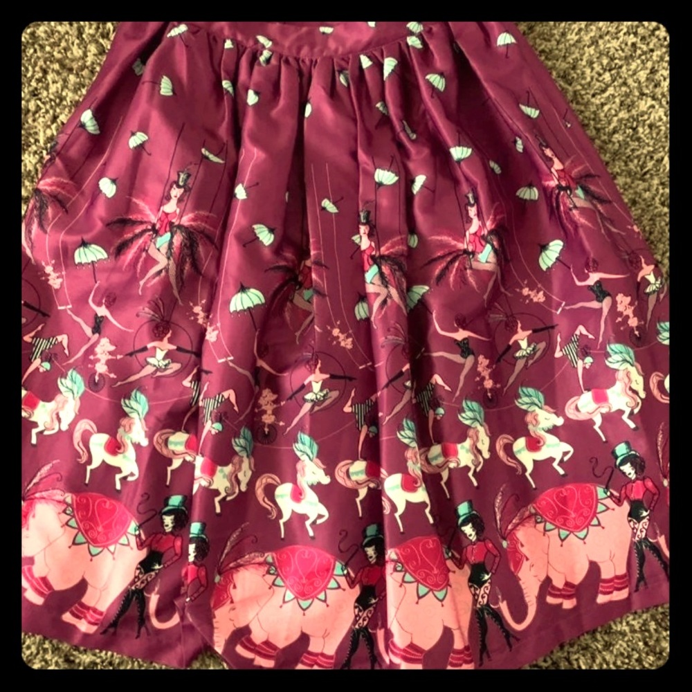 Rare Lindy Bop Circus Skirt